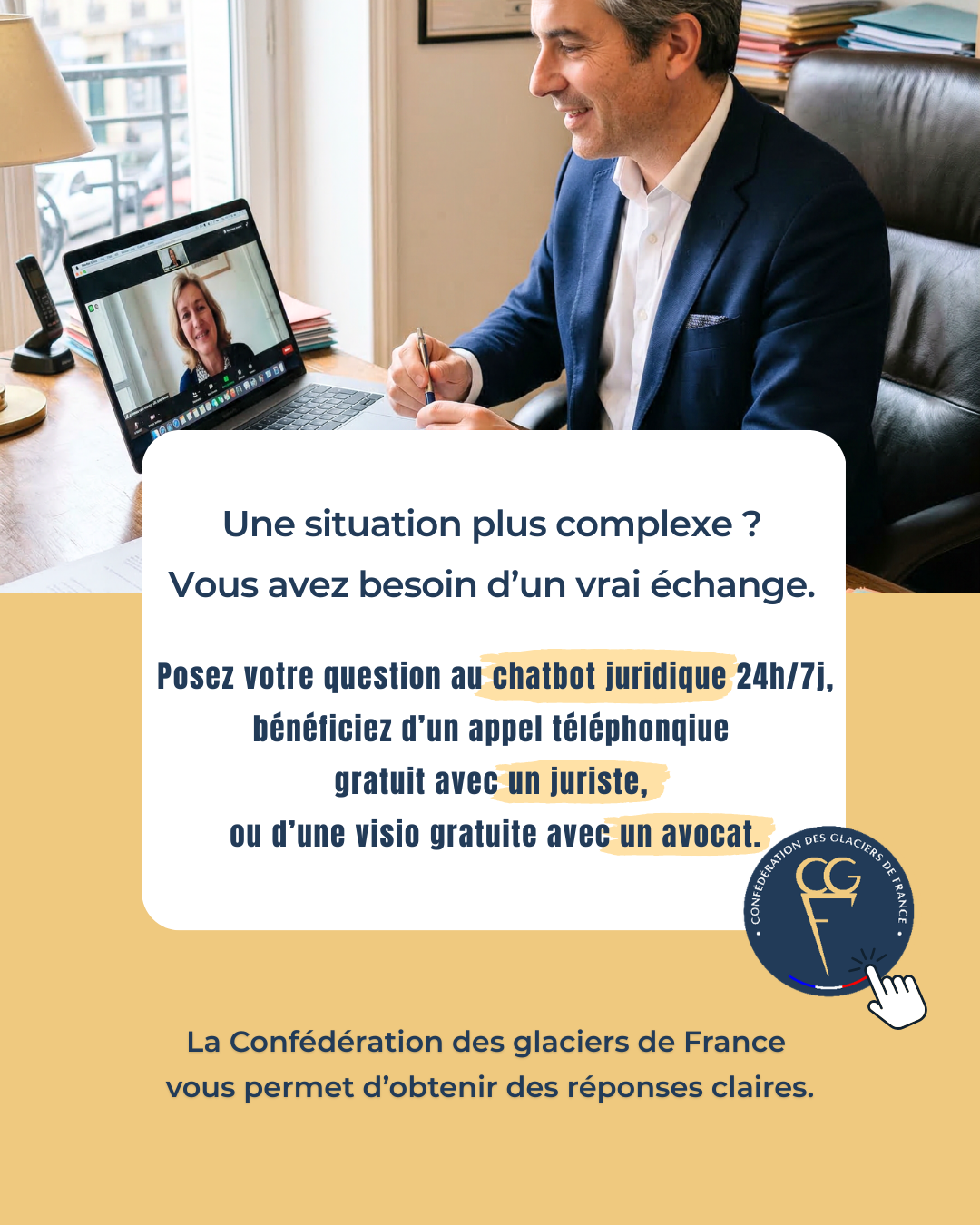 Nouveau service juridique CGF